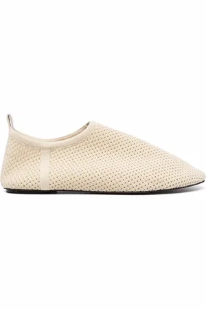 Nanushka Mesh-knit loafers