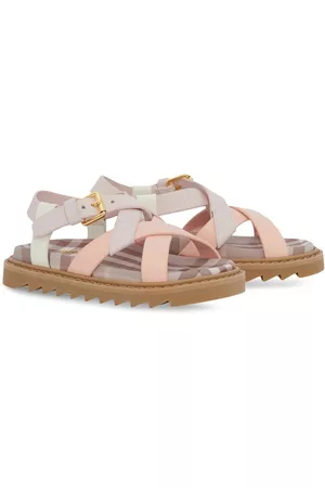 Burberry Sandals - Vintage Check open-toe sandals - Pink