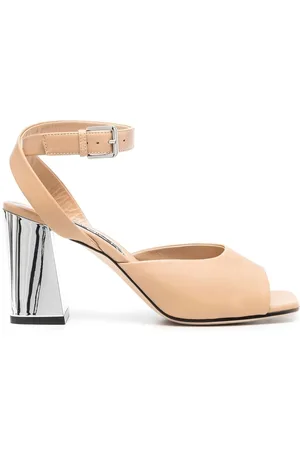 Sergio Rossi Metallic-heel detail sandals