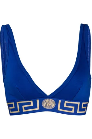 VERSACE Greca Border triangle bralette