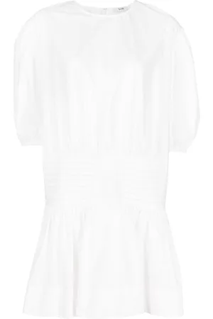 B+AB Women Casual Dresses - Oversized cotton-poplin T-shirt dress - White