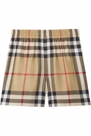 Burberry Check-detail shorts