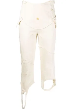 Acne Studios Distressed cropped trousers