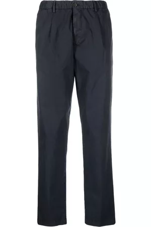 corneliani Men Chinos - Slim-cut chino trousers - Blue