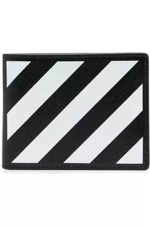 OFF-WHITE Men Wallets - Diag-stripe wallet - Black