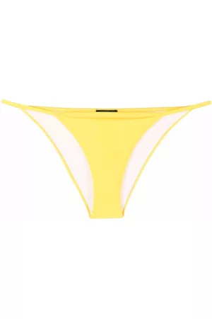Dsquared2 Women Bikini Bottoms - Logo-print bikini bottoms - Yellow
