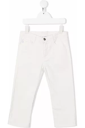 KNOT Slim-cut denim jeans - White