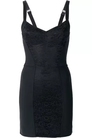 Dolce & Gabbana Women Printed Dresses - Floral bustier dress - Black