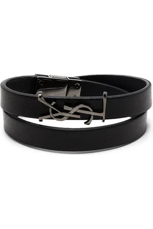 Saint Laurent Opyum logo plaque bracelet