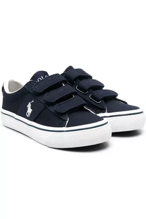Ralph Lauren Boys Sneakers - Embroidered logo sneakers - Blue