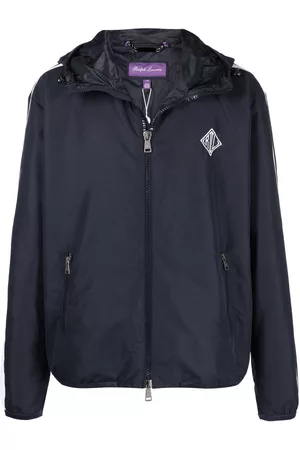 Ralph Lauren Essex monogram hooded windbreaker jacket - Blue