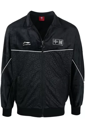 Li Ning Long sleeved Shirts - Long sleeve windbreaker jacket - Black