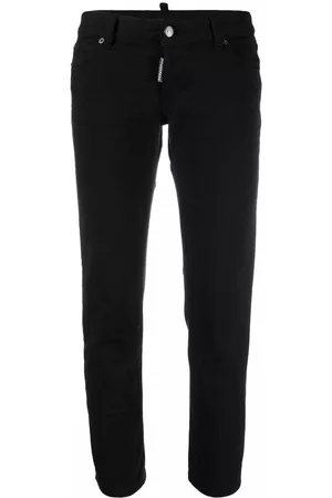 Dsquared2 Women Pants - Cropped low-rise trousers - Black