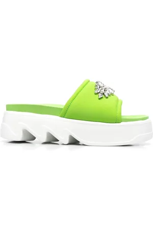 LE SILLA Poolside crystal-embellished sandals