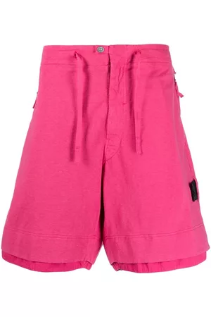 Stone Island Men Bermudas - Speckled-cotton bermuda shorts - Pink