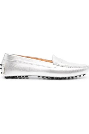Scarosso Ashley leather penny loafers