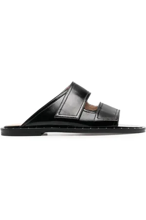Scarosso Leather cut-out sandals