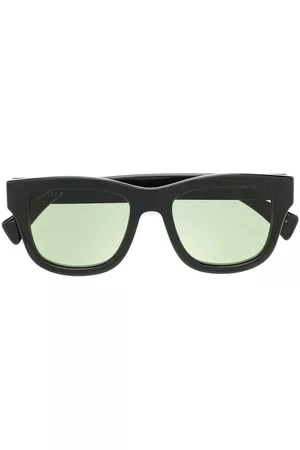 Gucci Men Square Sunglasses - Square-frame logo sunglasses - Black