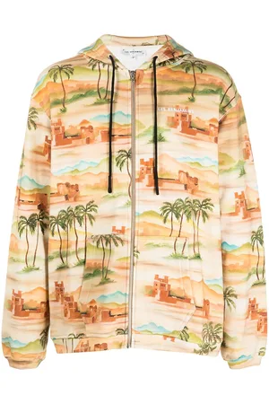 Les Benjamins Graphic-print zip-up hoodie