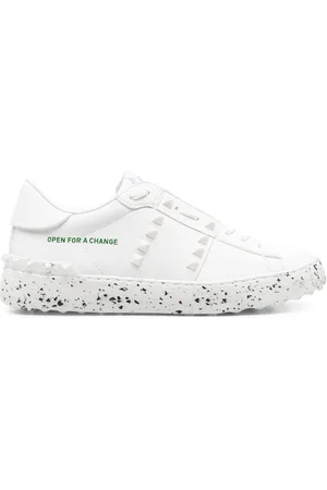 Valentino Garavani Women's One Stud Low-Top Calfskin Sneakers