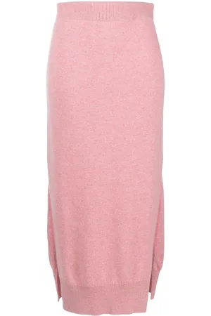Barrie High-waisted knit skirt
