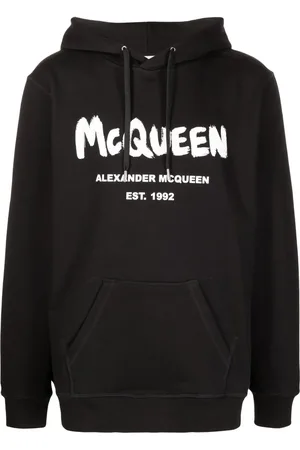 Alexander McQueen Graffiti-logo hoodie