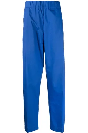 LANEUS Straight-leg cotton trousers