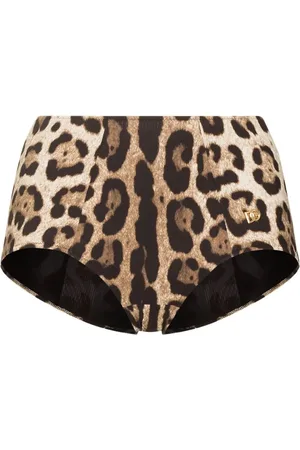 Dolce & Gabbana Leopard-print bikini bottoms