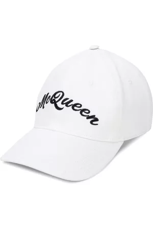 Alexander McQueen Logo embroidered baseball hat - White