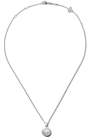 Chopard 18kt white gold Happy Diamonds Icons necklace