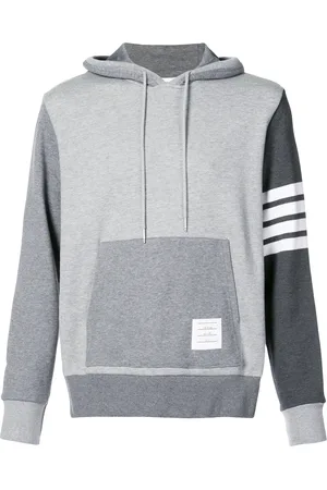 Thom Browne 4-Bar Tonal Fun-Mix Hoodie