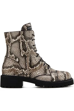Giuseppe Zanotti Thora snakeskin-effect boots