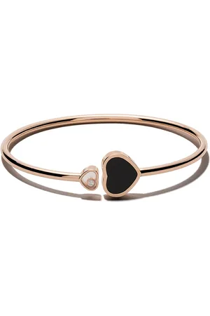 Chopard 18kt rose gold Happy Hearts diamond bangle