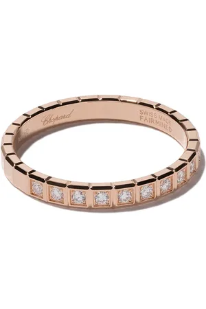 Chopard 18kt rose gold Ice Cube diamond ring
