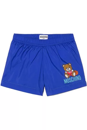 Moschino Swim Shorts - Teddy Bear elasticated swim shorts - Blue