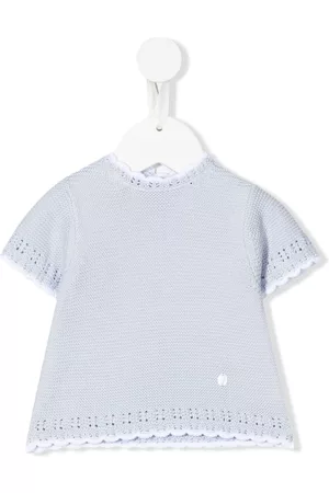 PATACHOU Tops - Knitted short sleeve top - Blue