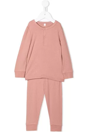 Mori Pajamas - Ribbed knit pajama set - Pink