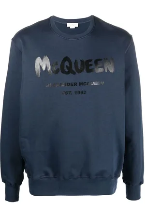 Alexander McQueen Graffiti-print crew neck sweatshirt