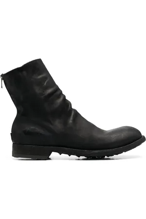 Officine creative Matte calf leather zip boots