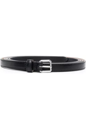 Alexander McQueen Women Belts - Buckled adjustable belt - Black