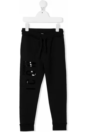 Dsquared2 Girls Pants - Icon-print trousers - Black