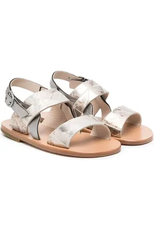 PèPè Double-strap leather sandals