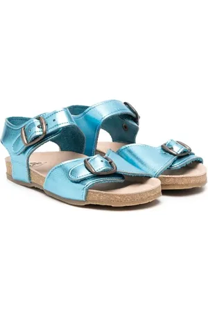 PèPè Metallic buckle sandals
