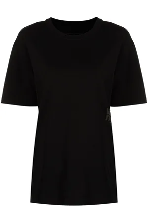 Alexander Wang Rubberised logo cotton T-shirt
