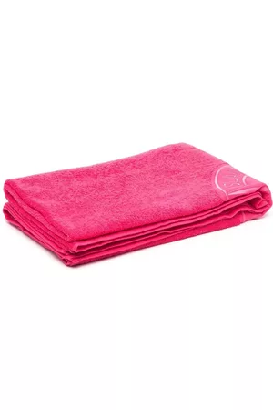 Stone Island Swimwear - Logo-embroidered beach towel - Pink