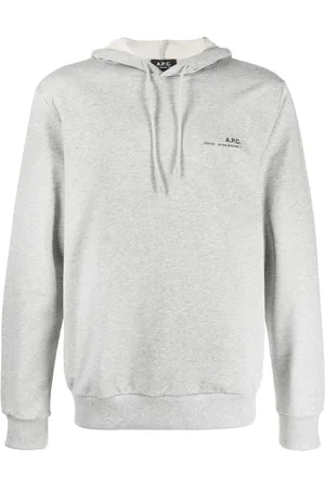 A.P.C. Logo drawstring hoodie