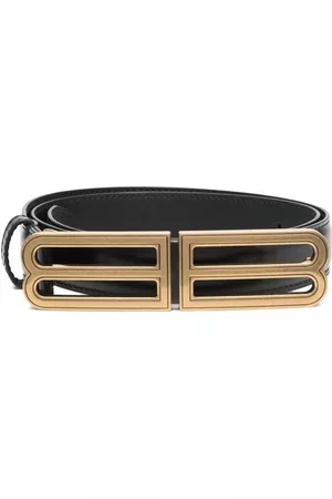 Balenciaga Women Belts - BB 25mm buckle-fastening belt - Black