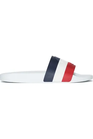 Moncler Basile stripe flat slides