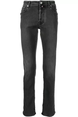 Jacob Cohen Men Slim Jeans - Mid-rise slim-fit jeans - Black