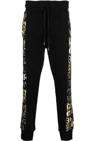 VERSACE Men Sweatpants - Logo print track pants - Black